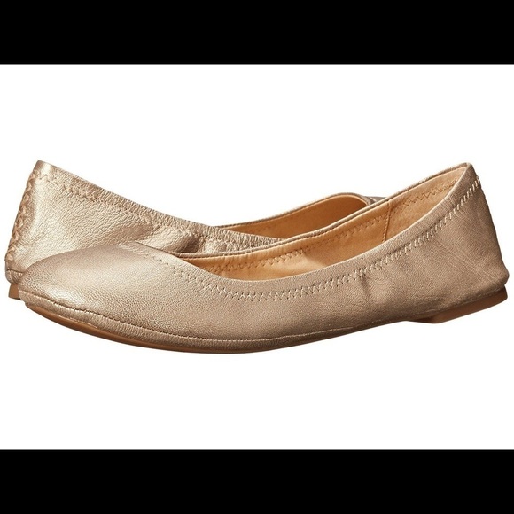 Lucky Brand Emmie Flats in Platinum Oro 5.5 - Picture 9 of 9